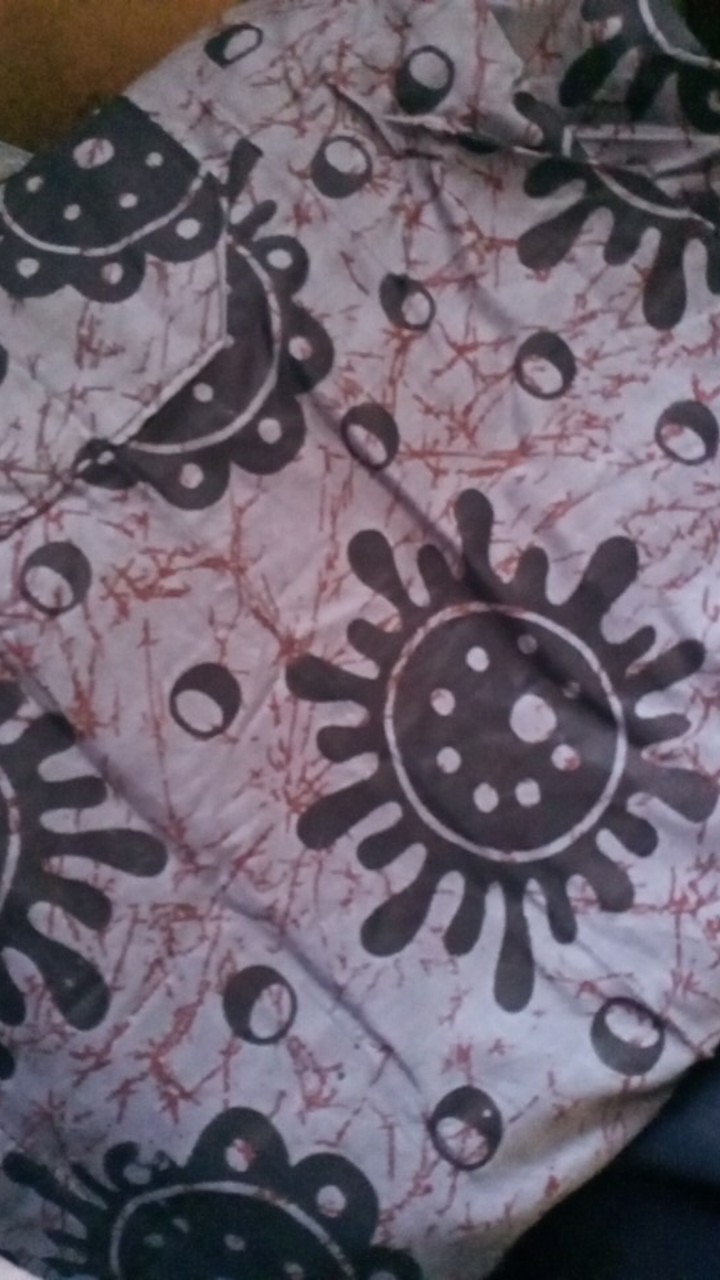 Kemeja Batik Pria Lengan Pendek Formal Casual Kerja Reguler Fit Kantor Bahan Katun  M L Xl