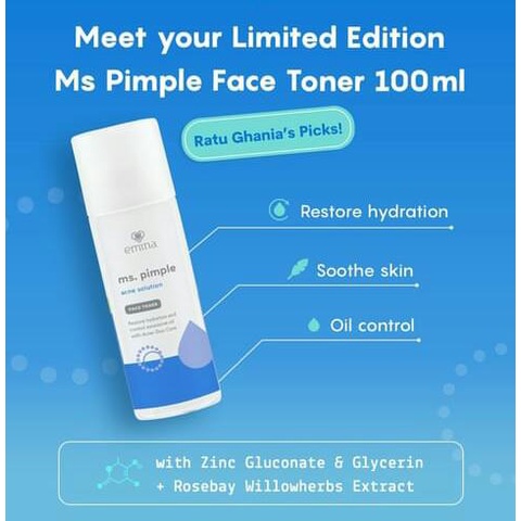 Emina Ms Pimple Face Toner 100ml