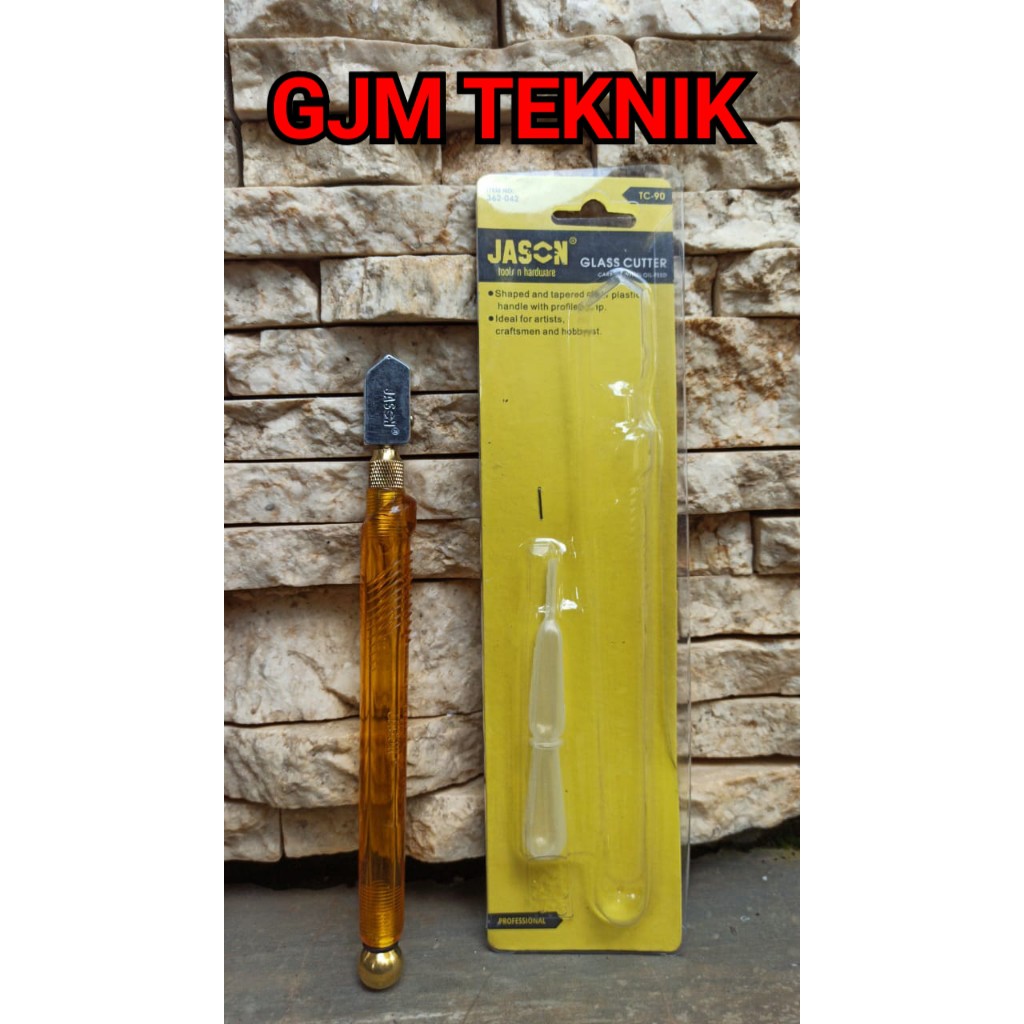 Alat potong kaca manual merek jason - alat potong kaca - murah