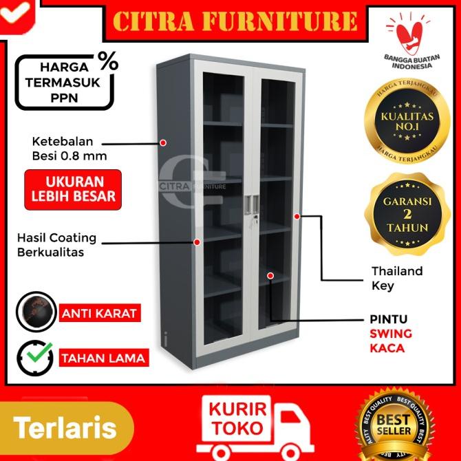 

[[COD]] Lemari arsip besi 2 pintu swing BIG SALE Kode 738