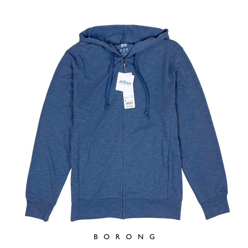 Uniqlo AlRism Jacket UV Cut Hoodie Retsleting | Jacket Running | Jacket Uniqlo