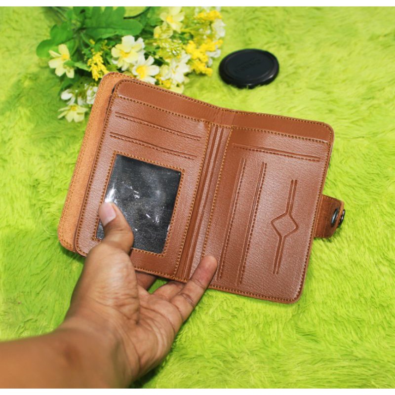 dompet pria 3/4 semi kulit terkeren