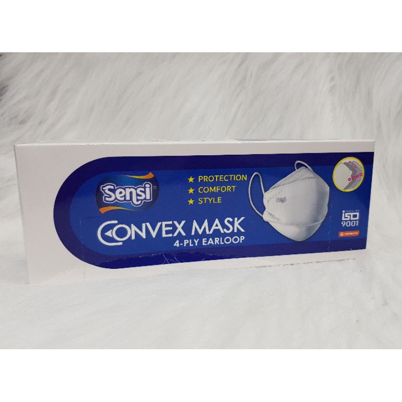 Masker Sensi Convex-Mask 4ply Earloop Isi 20 pcs