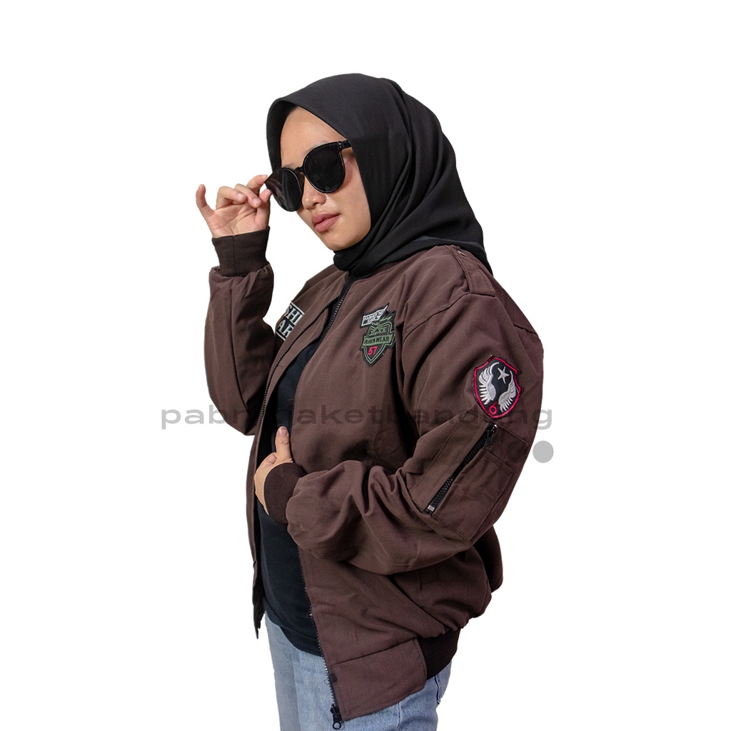 ARAGON BOMBER BROWN || Jacket Bomber Pilot || Jaket Pria Masakini