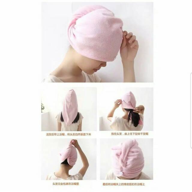 NEW MAGIC TOWEL MICROFIBER HANDUK KEPALA