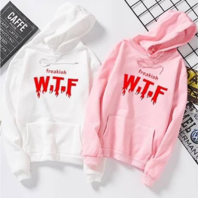 SWITER HOODIE WANITA WTF | SWITER WANITA HOODIE