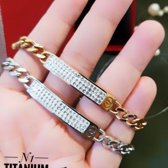 Titanium Gelang Cantik Terlaris 3344G