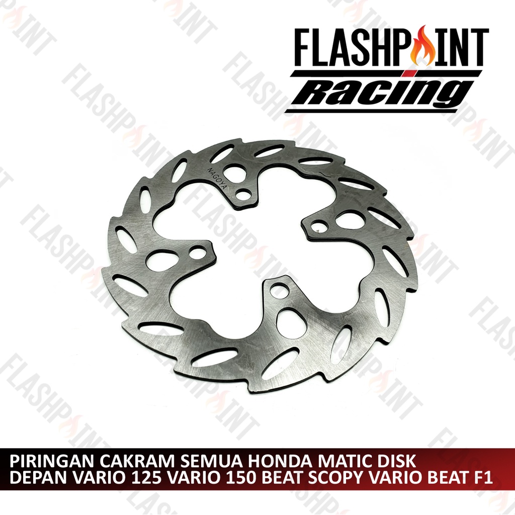 (BISA COD) PIRINGAN CAKRAM SEMUA HONDA MATIC VARIO 125 VARIO 150 BEAT SCOPY VARIO BEAT F1 DISK DISC DEPAN REM CAKRAM DISK BRAKE ROTOR 4 LUBANG