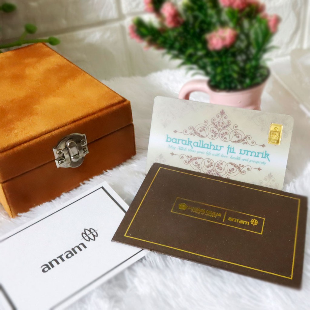 Jual [SPECIAL BUNDLING] Emas Antam Gift Series Barakallah 0,5 Gram ...