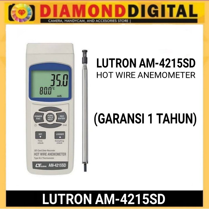 Lutron AM-4215SD Hot Wire Anemometer AM-4204 YK-2005AH