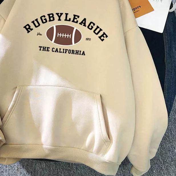 ➯ SWEATER HOODIE WANITA || RUGBY CALIFORNIA SWEATER HOODIE ➼