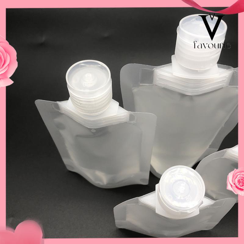 [COD]30ml 50ml 100ml Travel Lotion Sub-kemasan Tas Kosmetik Minyak Esensial Tas Nozzle Flip-top-FA