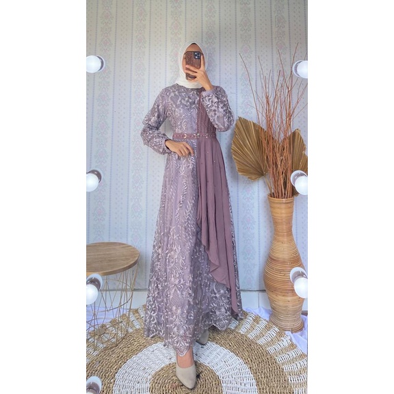 LORA FASHION - GAMIS MUSLIMAH/GAMIS PESTA/GAMIS LEBARAN/GAMIS LAMARAN/GAMIS WISUDA/GAMIS KONDANGAN/G