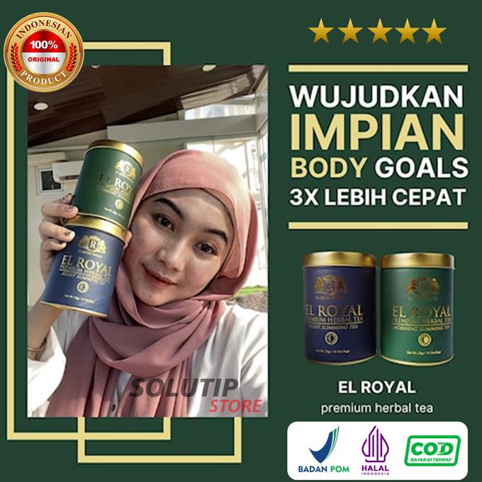 

El Royal Tea Premium Herbal Teh Pelangsing Teh El Royal (1 Paket)