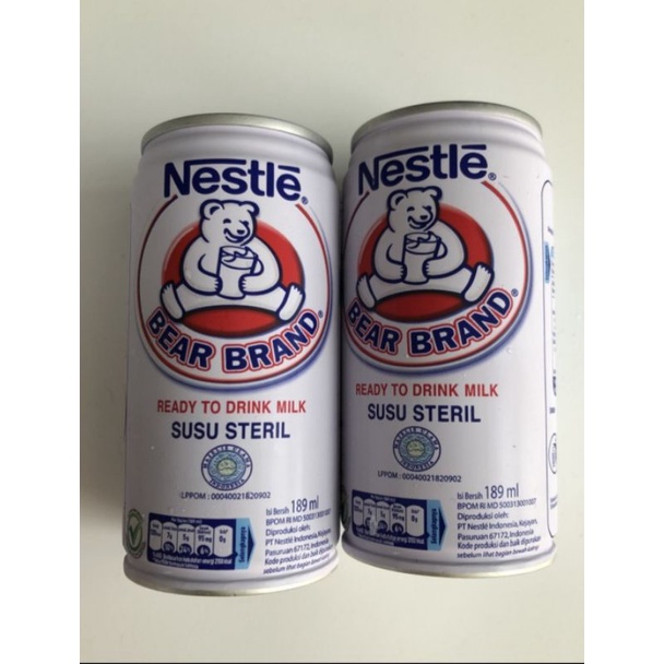

Nestle Bear Brand Susu Beruang Susu Steril 189ml
