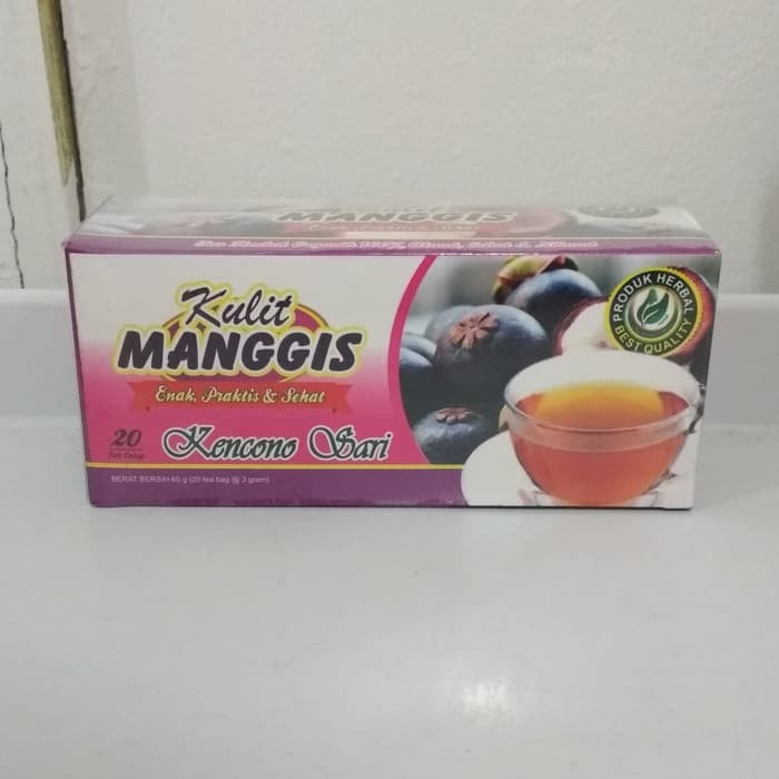 Teh Celup Kulit Manggis Herbal Asli Original 100% herbal isi 20 kantung