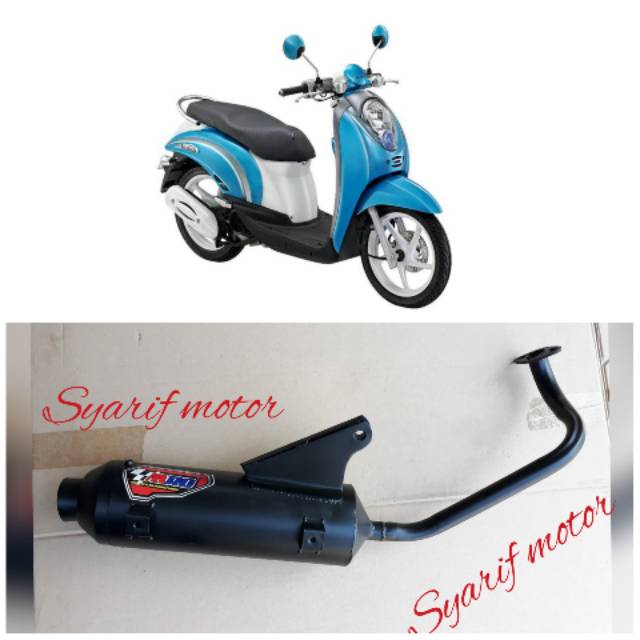 Knalpot racing bobokan honda scoopy karbu mberr