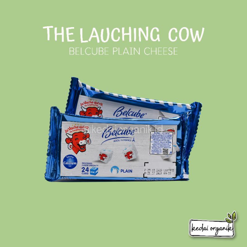 

Belcube The Laughing Cow / Keju Mpasi Belcube / Keju Plain Mpasi / Keju Belcube 24 pcs