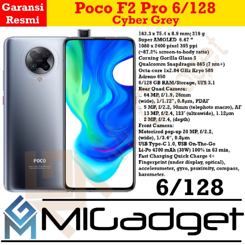 Xiaomi Poco F2 Pro Pocophone F2 Pro 6/128 Garansi Resmi-1