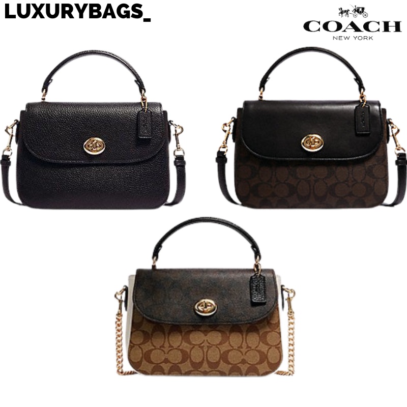 Coach Marlie Top Handle Satchel In Signature Canvas C1765 C1563 C1557