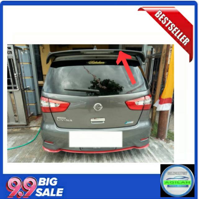 Spoiler nissan livina all new livina plus lampu