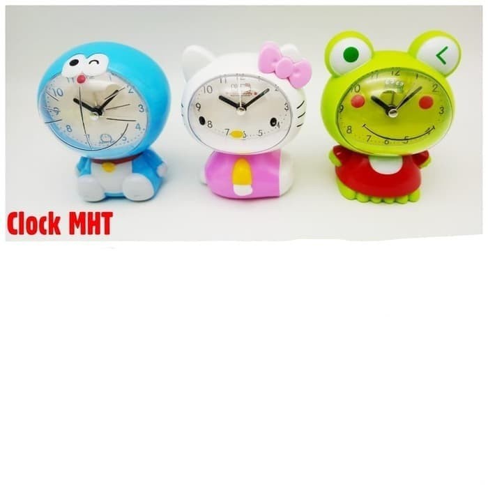 READY STOCK!!!JAM WEKER LUCU-JAM ALARM KARAKTER CLOCK Bagus Free Bublewarp