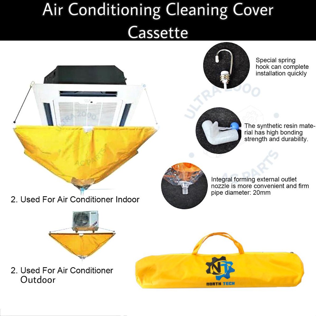 PLASTIK CUCI AC CASSETTE / AIR CONDITIONING CLEANING COVER CASSETTE