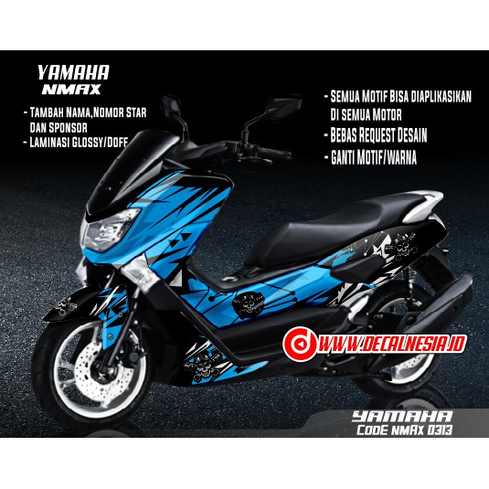 Decal Stiker Motor Nmax Decal Nmax Sticker Dekal Nmax Full Body