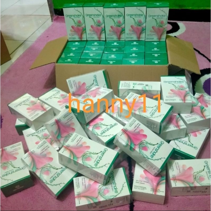 pansaka greenshake drink aroma melon untuk diet sudah BPOM 100%ori
