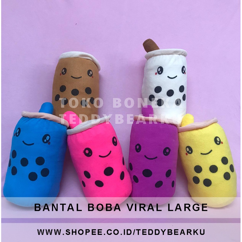 TERMURAH! BONEKA BOBA LARGE 34CM LUCU PRODUSEN LANGSUNG