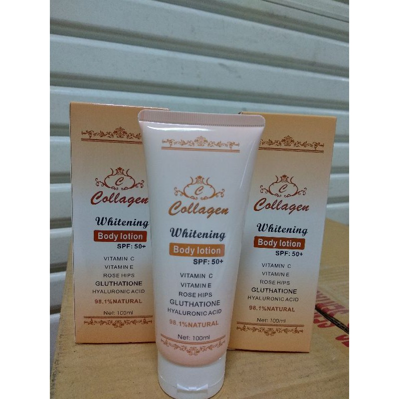 COLAGEN WHITENING BODY LOTION 100ML / LOTION COLAGEN HANIKU TUBE