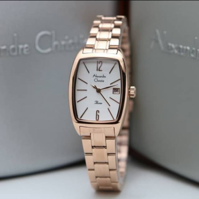 Alexandre Christie wanita ac2456 rose gold