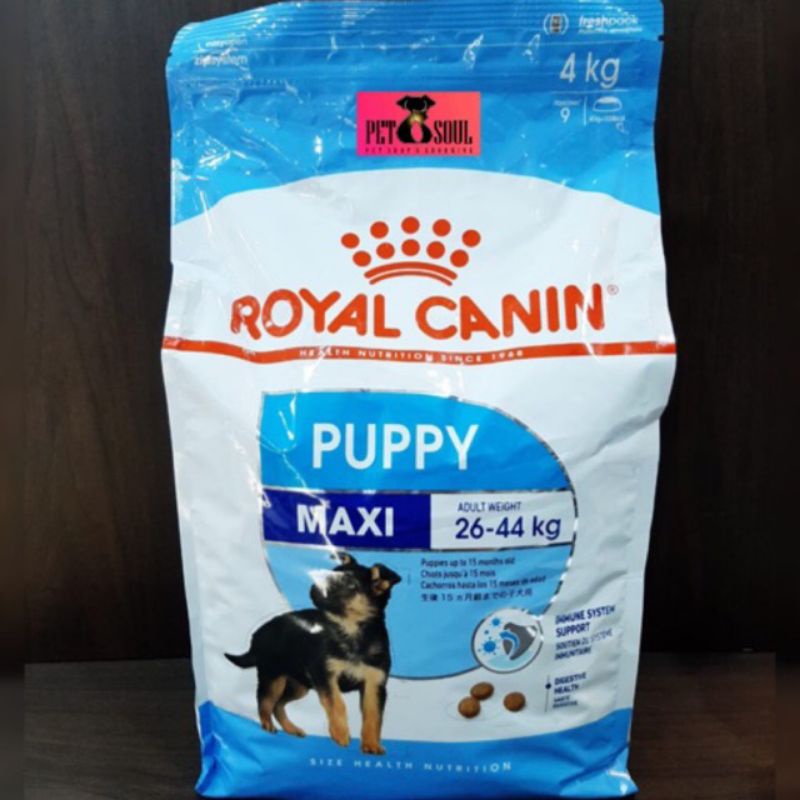 Royal Canin Maxi Puppy 4kg / RC makanan anjing besar