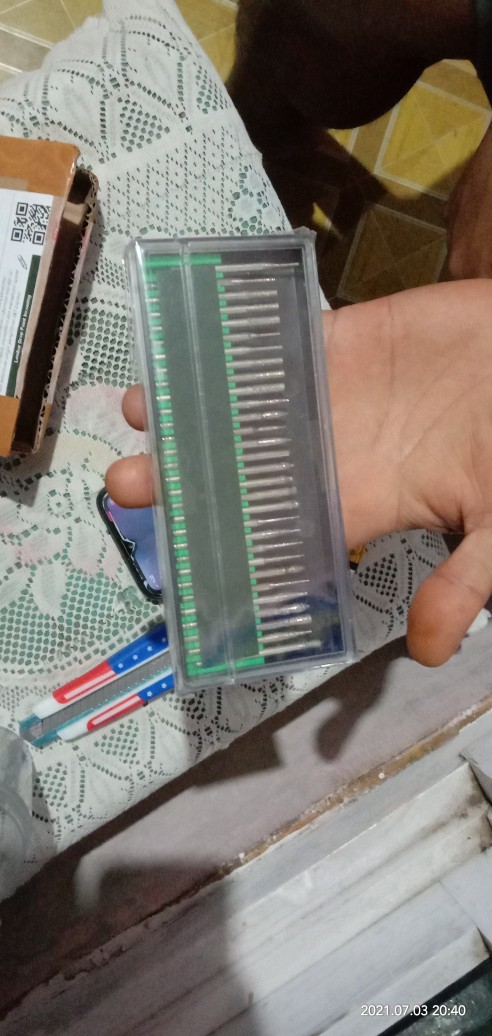 30 Set Mata Bor Ukir / Mini Drill Carving Tools Kayu, Besi Kaca Cincin Piring Arkilik Dll