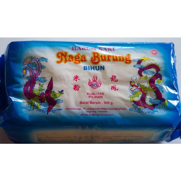 

Big Sale Bihun Naga Burung Harum Sari Kualitas Pilihan 500gr (isi 8pcs) Big Sale