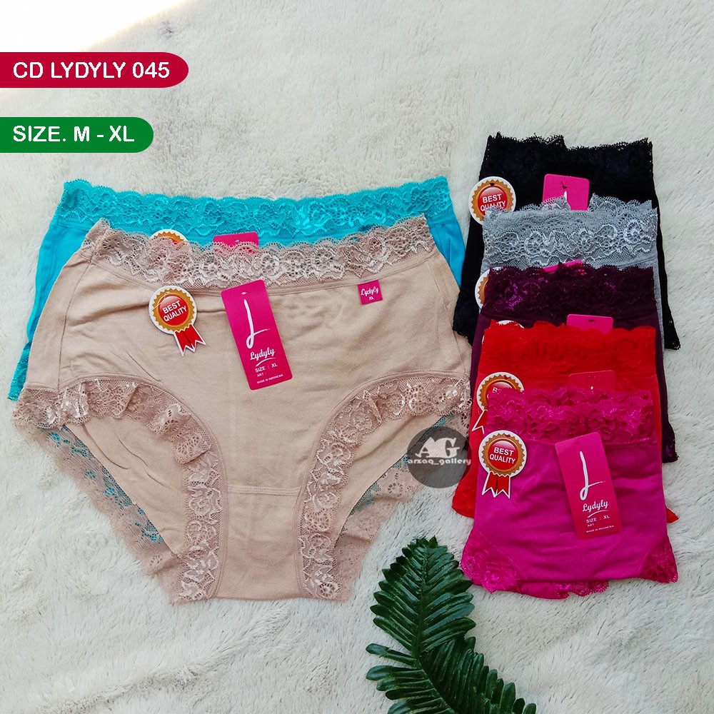 1 Pcs - CD LYDYLY LD 045 Renda | Celana dalam Lydyly  renda | pakain dalam wanita dewasa