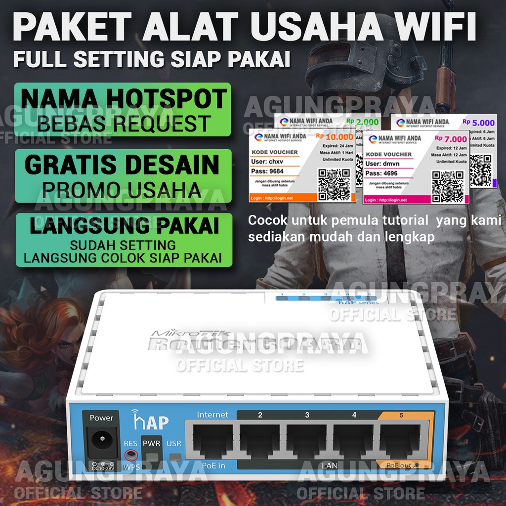 Mikrotik Rb951 Full Setting Sistem Voucher Usaha Wifi