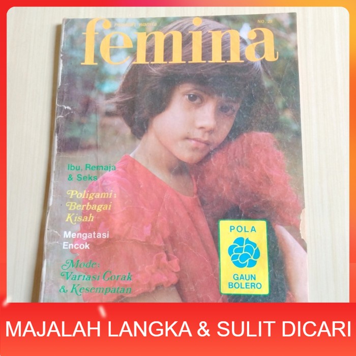 Majalah FEMINA No.29 Mar 1974 ASTRI IVO (RARE ITEM) Langka