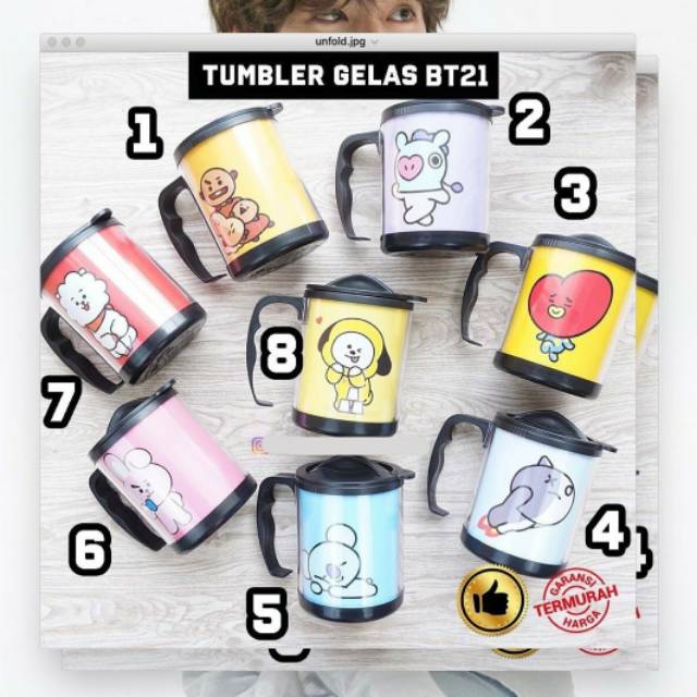 

Tumbler murah BT21