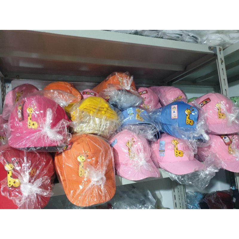 Topi Anak Lucky GoodLuck Motif / Bordir Jerapah