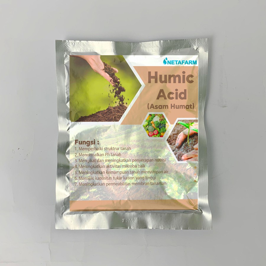 Nutrisi Tanaman &amp; Tanah Pertanian Humic Acid Asam Humat - 100gr