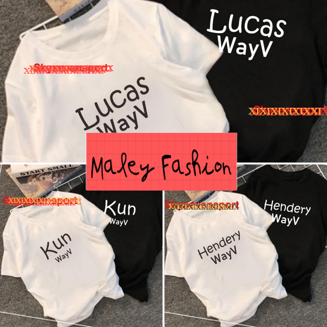 COD KAOS KPOP WAYV REQUEST MEMBER / KAOS TSHIRT KPOP YANGYANG WINWIN LUCAS XIAO JUN TEN KUN HENDERY