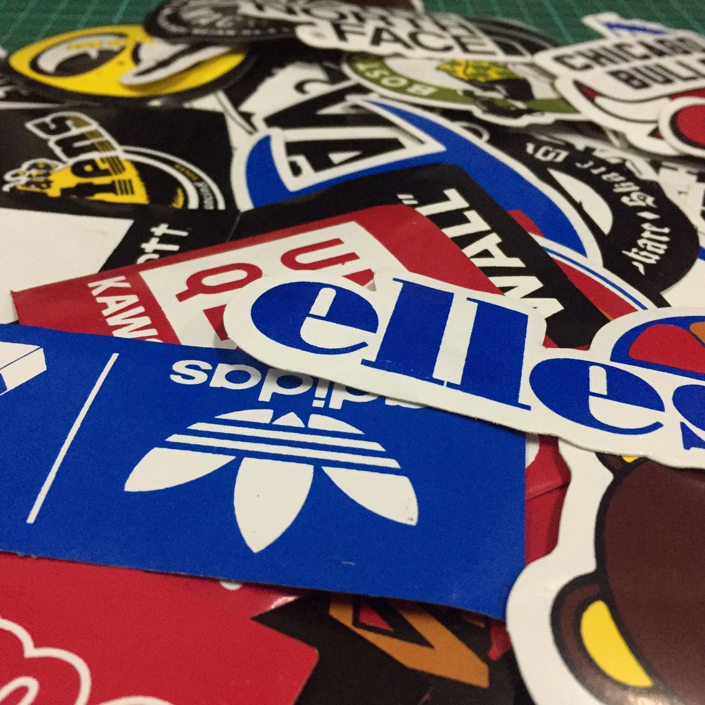 Sticker Distro Brand Cutting Anti Air Graftac (BEBAS PILIH MOTIF)-4