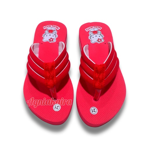 Sandal Anak Perempuan Motif Profil Hello Kitty Terbaru