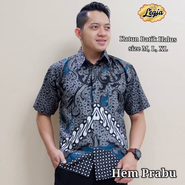 KEMEJA BATIK PRIA HEM PRABU