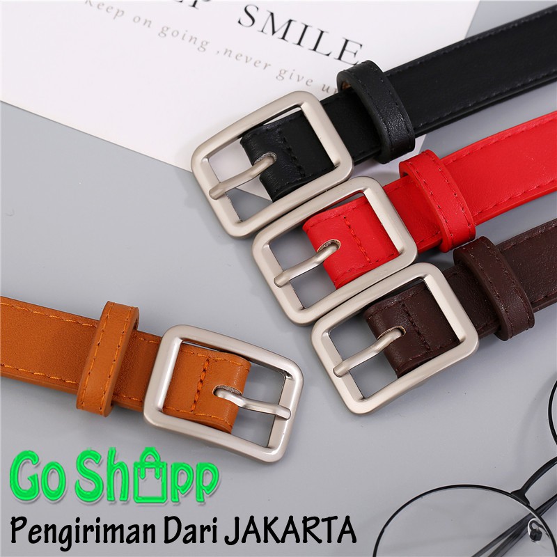 Gesper Wanita Import Persegi - Tali Pinggang Import - Ikat Pinggang Fashion Korea Terbaru [IK03]