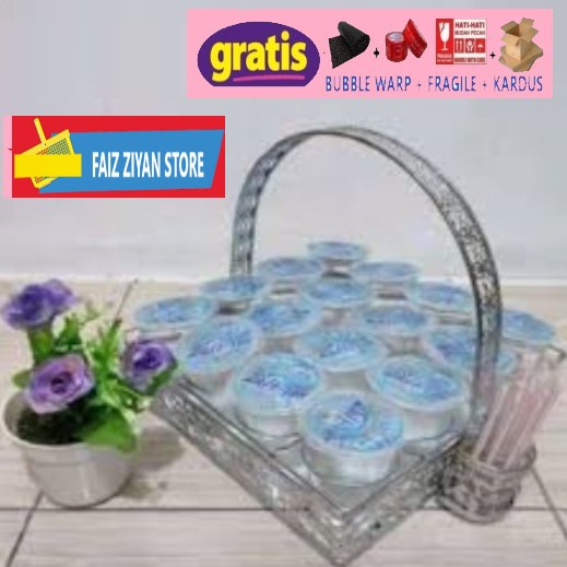 GROSIR RAK AQUA /KERANKANG AQUA GELAS STAINLES UNTUK ISI 16 DAN YANG PLASTIK UNTUK ISI 10