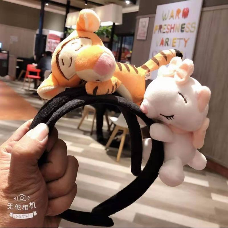 Bando Kepala Anak Bentuk Boneka Kartun Karakter Korean Style Banyak Motif