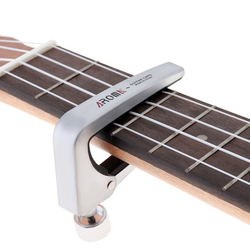 Klip Capo Gitar Bahan Zinc Alloy Dengan Bantalan Silikon