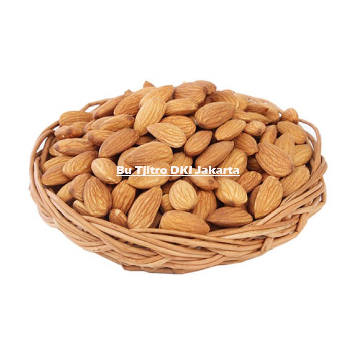 Kacang Almond Almon Mentah Super 250gr Kupas Utuh Premium